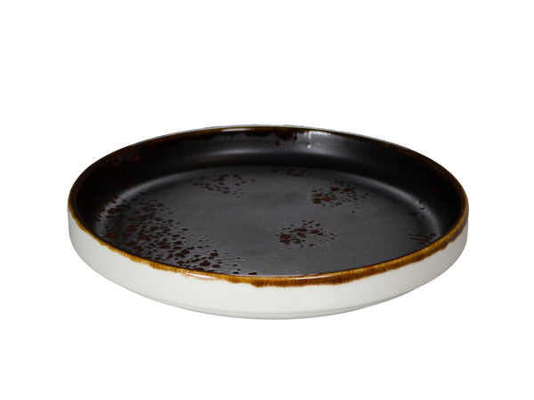 Assiette à bord droit empilable Amazon