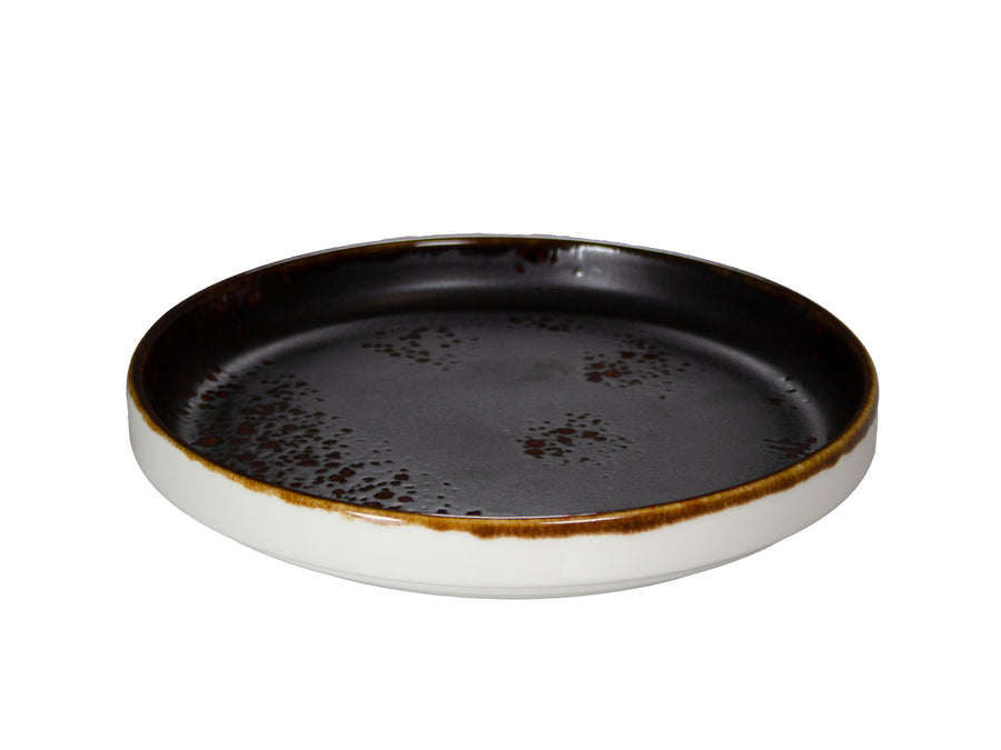 Assiette à bord droit empilable Amazon
