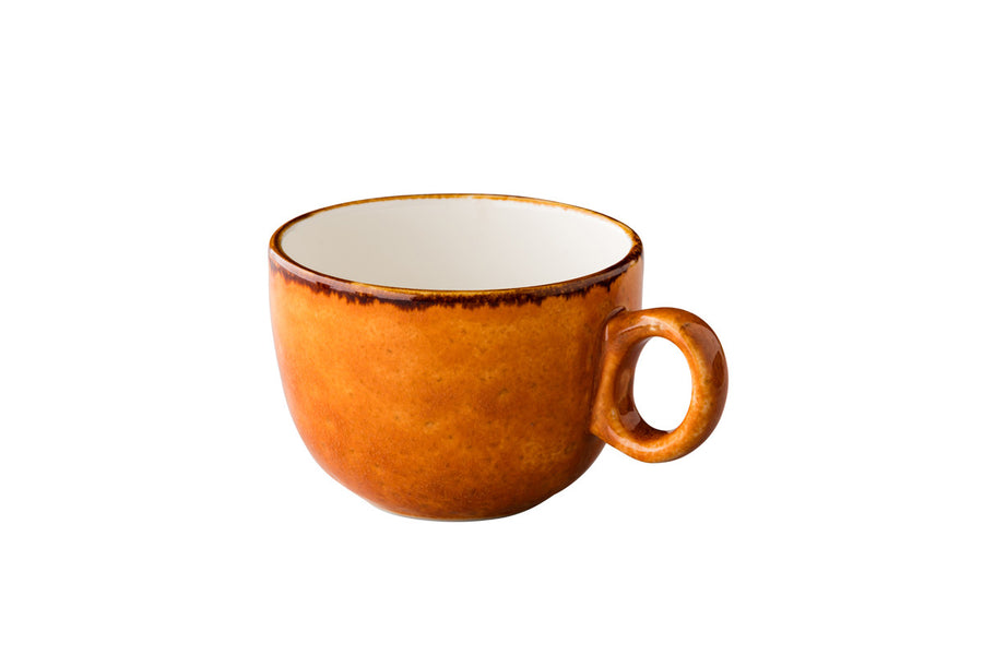 Jersey latte coffe tasse empilable orange 350 ml