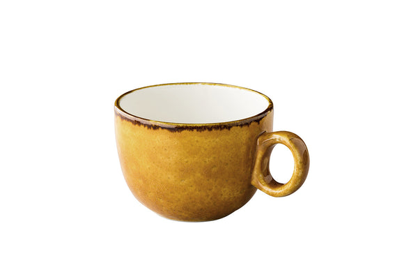 Jersey latte tasse a cafe empilable jaune 350 ml