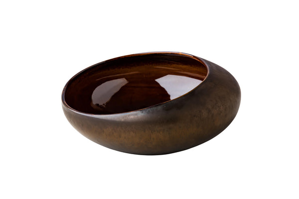 Assiette inclinée Doré
