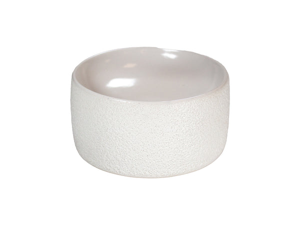 Tower assiette Vulcanic blanc 16 x 7,8 cm