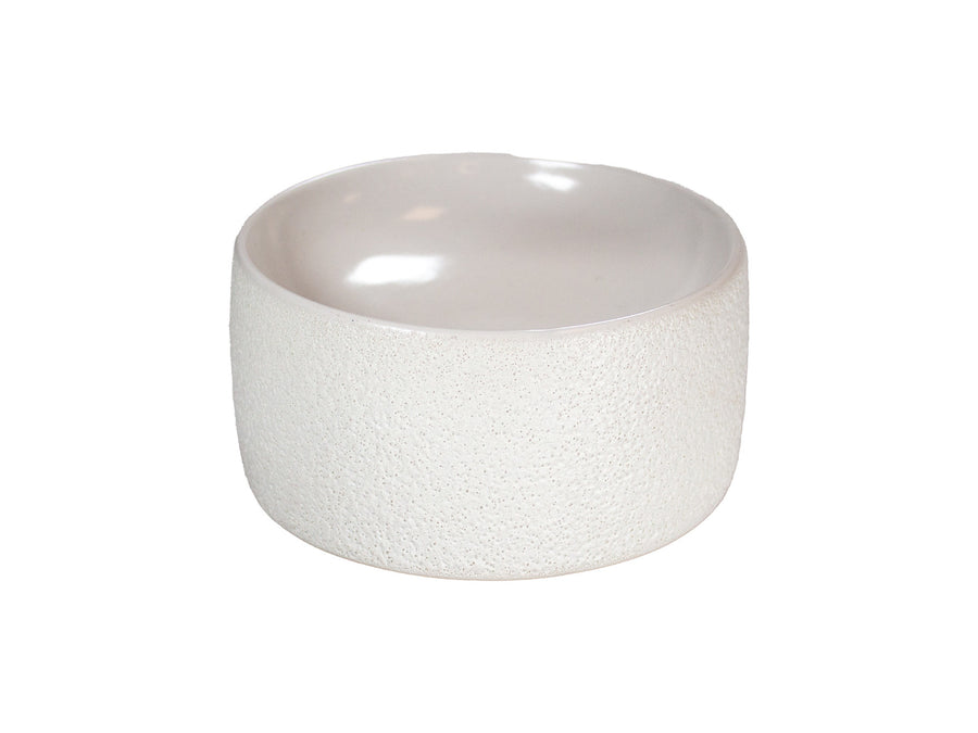 Tower assiette Vulcanic blanc 16 x 7,8 cm