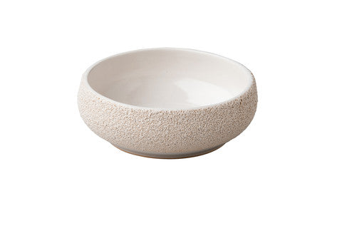 Bol incurvé Vulcanic blanc 13,5 x 5 cm