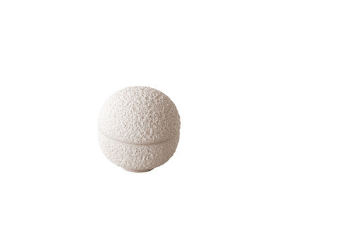 Bol boule Vulcanic blanc petit 7 cm