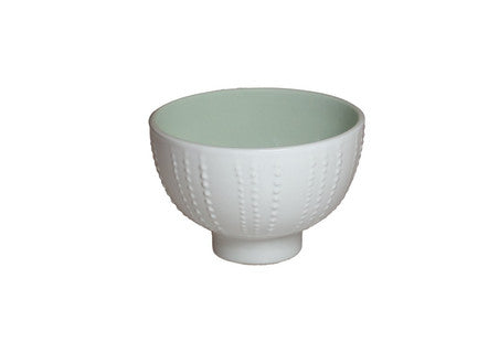 Bol Urchin céladon vert/blanc 12 x 7,7 cm 400ml