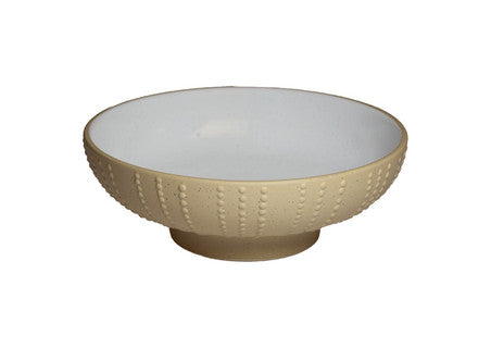 Bol Urchin blanc perle/beige 18,5 x 6,5 cm 800ml