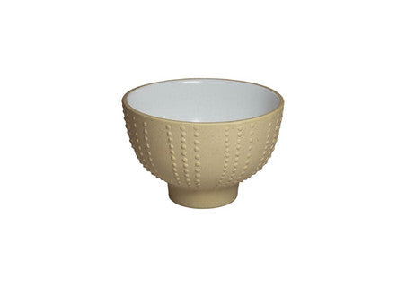 Bol Urchin blanc perle/beige 12 x 7,7 cm 400ml