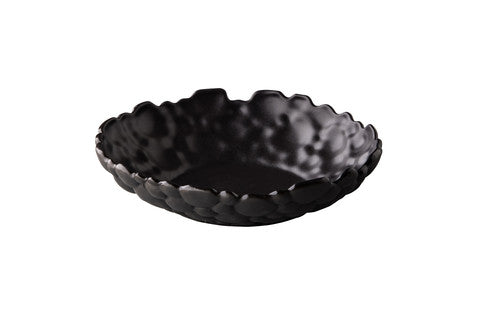 Bol coupe Bubble noir 24,5 x 5,5 cm