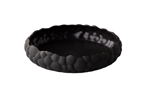 Bol incurvé Bubble noir 24,5 x 5,5 cm 1500ml