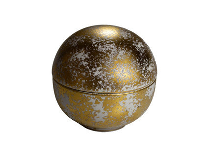 Bol boule avec couvercle Gold Luster 12 cm