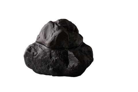 Pot pierre naturelle avec couvercle 16,5 cm