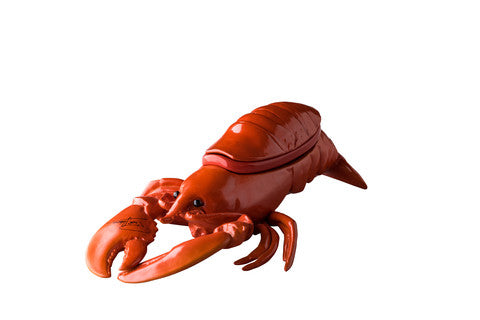 Homard rouge décoratif 34,5 x 21 x 9,5 cm