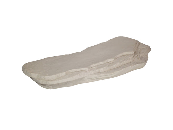 Earth rectangulaire assiette 34 x 13 cm