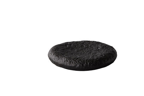 Assiette Pillow noire Rock 11,1 x 2,4 cm