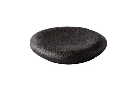 Assiette Pillow noire Rock 15,8 x 3,2 cm