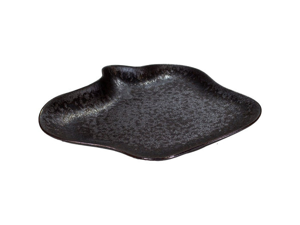 Assiette bronze 26 x 24 x 3,7 cm