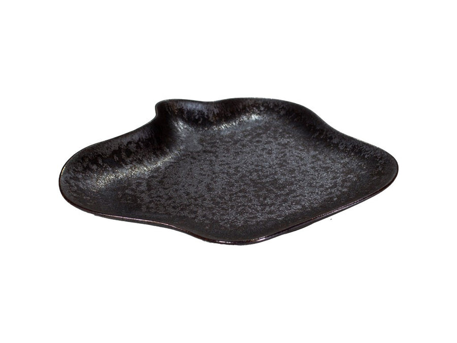 Assiette bronze 26 x 24 x 3,7 cm
