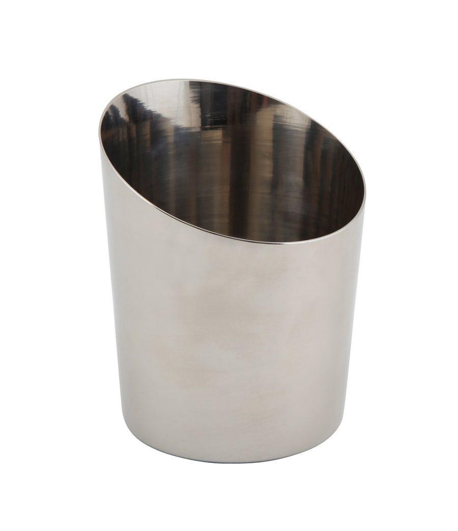 Inox Acier service tasse plain incline 9,5 cm