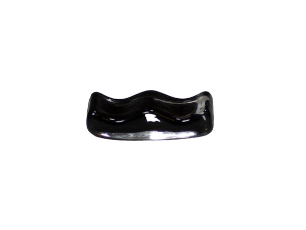 Cutlery support verre noir tourbillon 6 x 2.5 x 1.5 cm