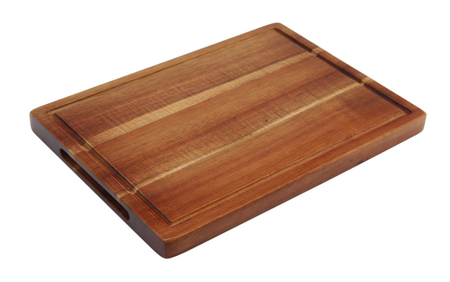 Acacia bois service planche 28 x 20 x 2 cm